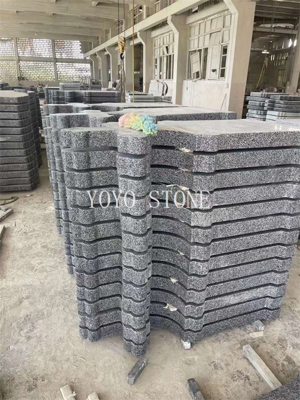 dark grey headstone