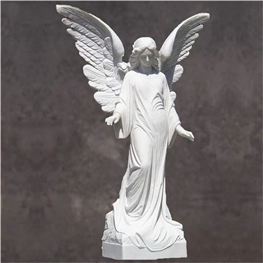 Cerflun Angel Marmor Gwyn