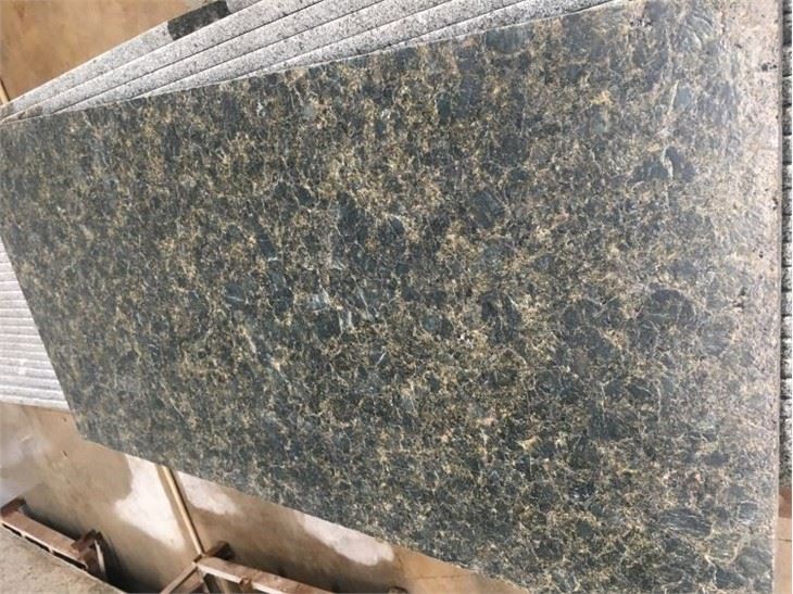 verde butterfly granite slab