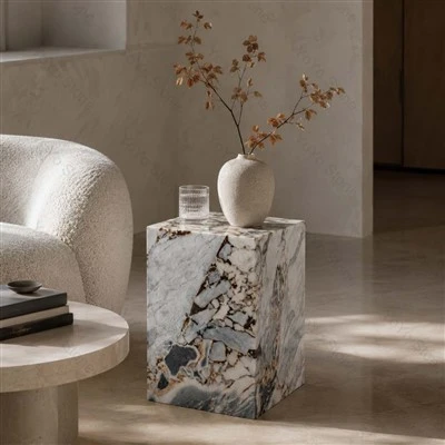 Tabl Ochr Marmor Calacatta